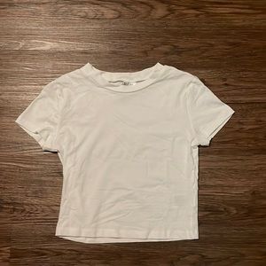 H&M white crop top